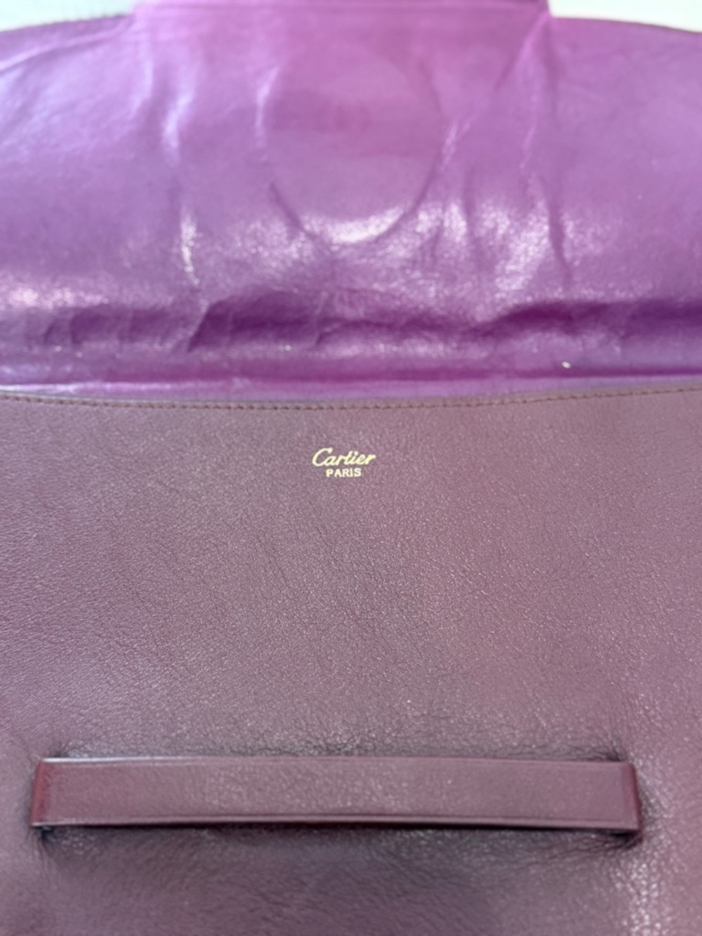Cartier Must de Cartier document case or clutch bag VINTAGE: SPOTLESS CONDITION - Picture 5 of 11